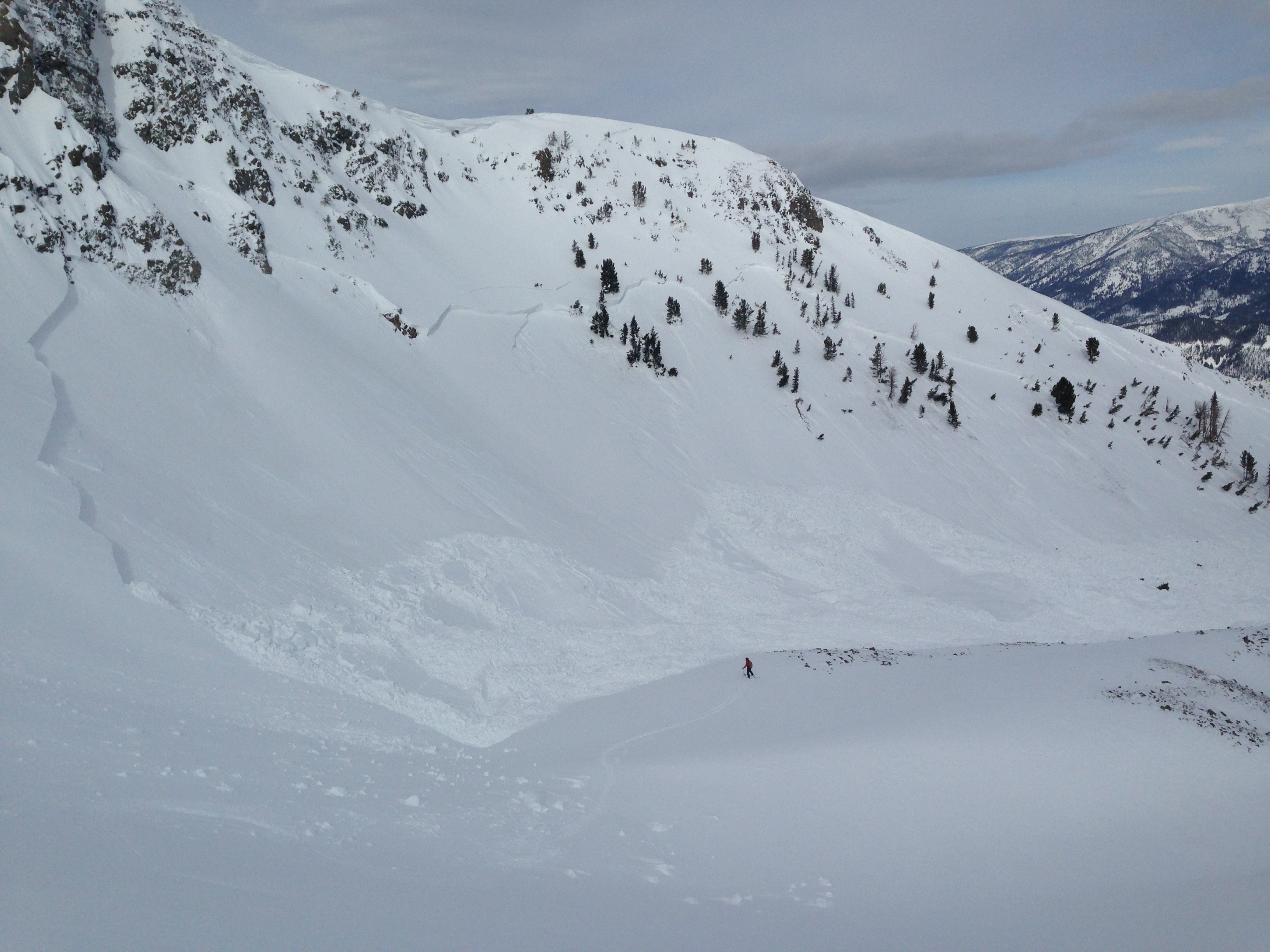 Large Natural Avalanche - Big Sky 3-5-14 Large Natural Avalanche - Big Sky 3-5-14