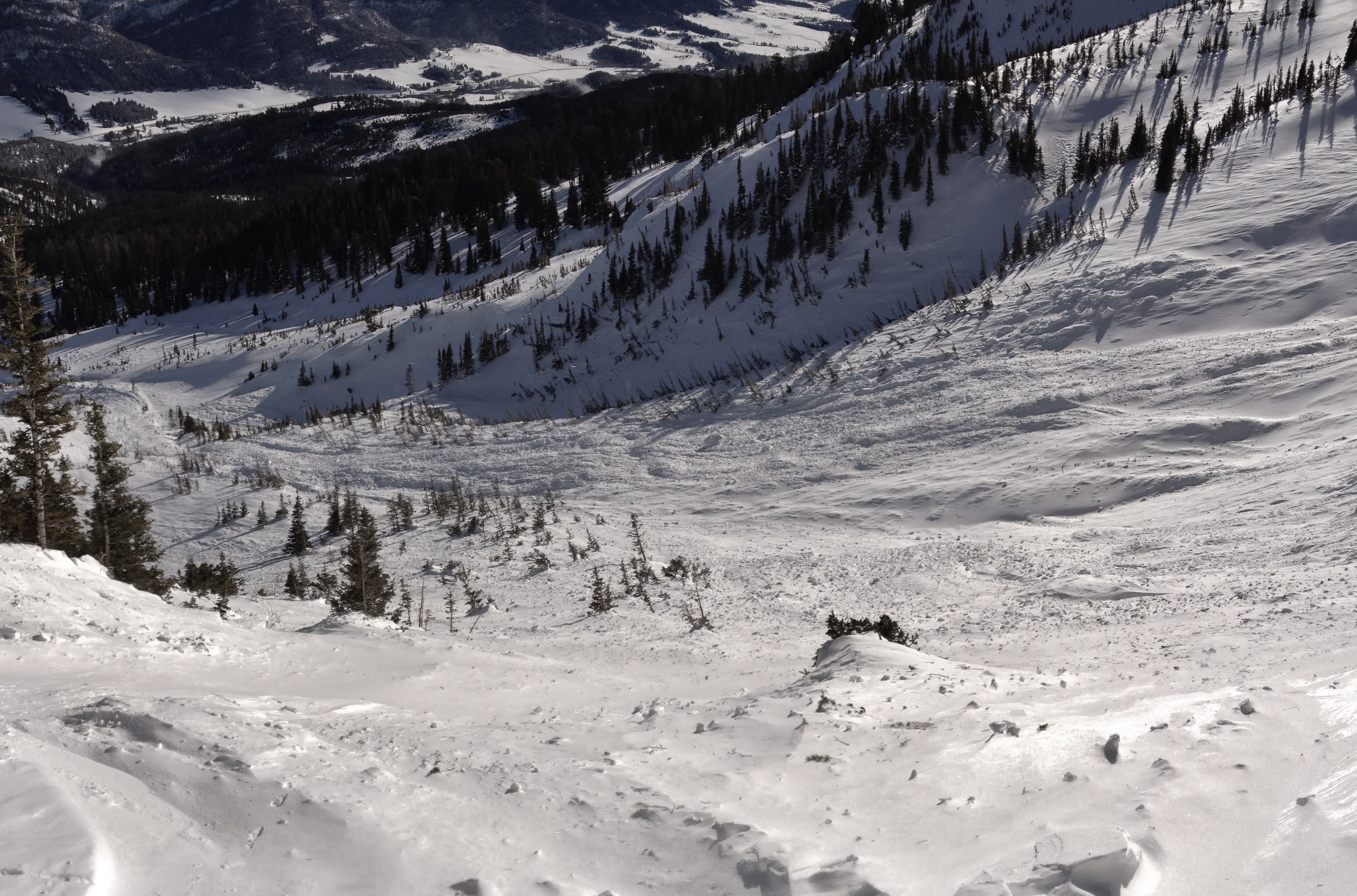 Football Field Avalanche Debris