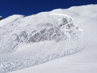 Human triggered avalanche - Cooke City 1/25/14 Human triggered avalanche - Cooke City 1/25/14